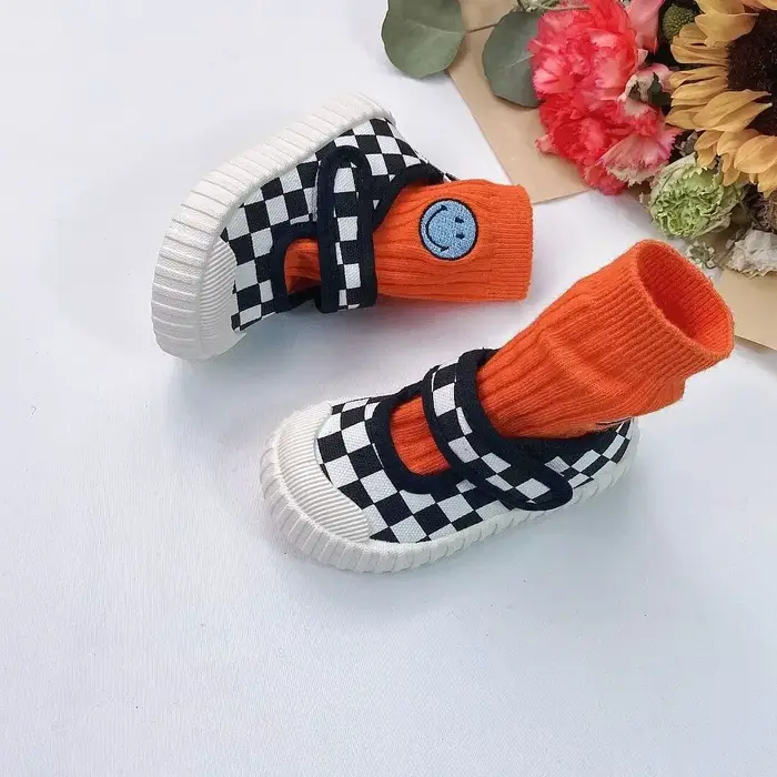 Chaussures en toile pour filles 2025 printemps nouvelles