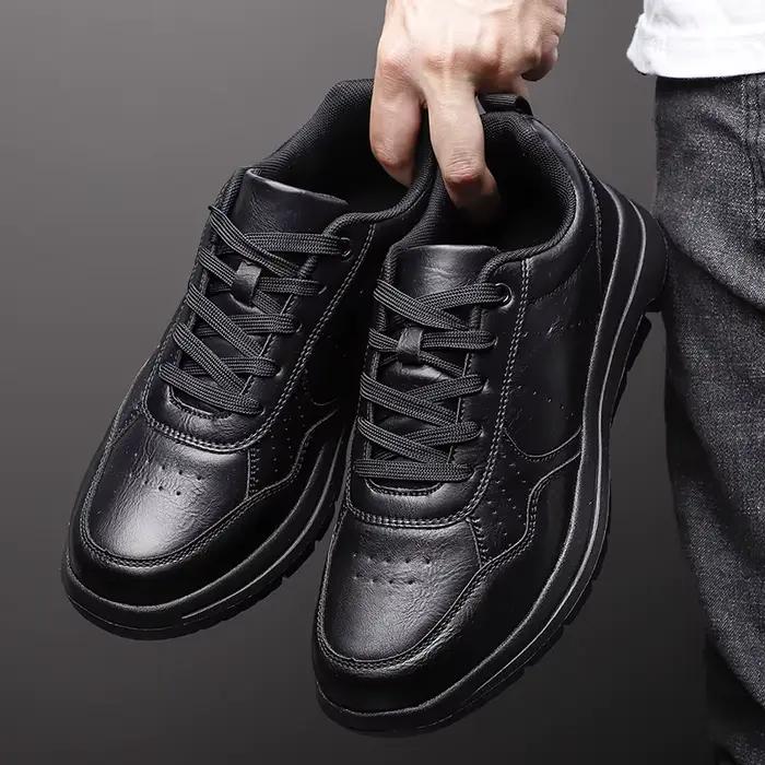 Baskets en cuir non ald pour hommes