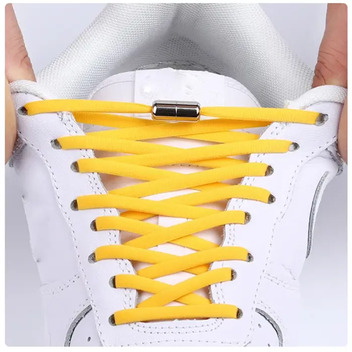 Lacets élastiques baskets Options colorées sans cravate lacet pour sport