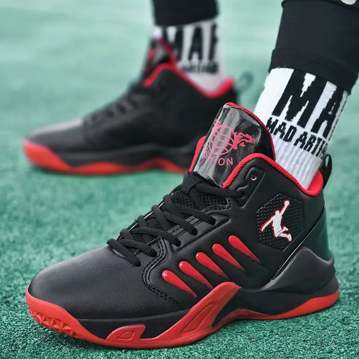 Chaussures de basket-ball respirantes coordonnantes pour hommes et femmes