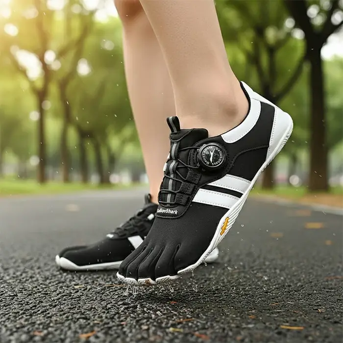 Chaussures pieds nus à lacets rapides GallonShark pour hommes et femmes