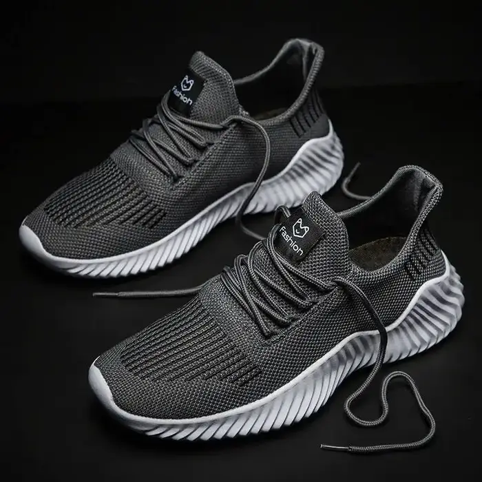 Baskets pour hommes chaussures de marche blanches