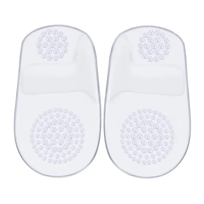 1 paire de semelles orthopédiques en GEL pour les pieds, fasciite plantaire, semelle en silicone sou