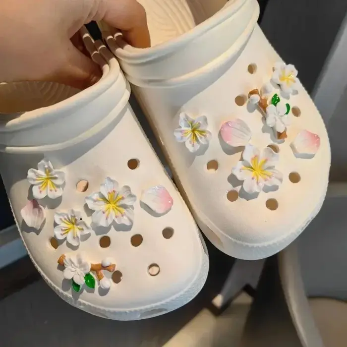 Ensemble de fleurs de cerisier 3D
