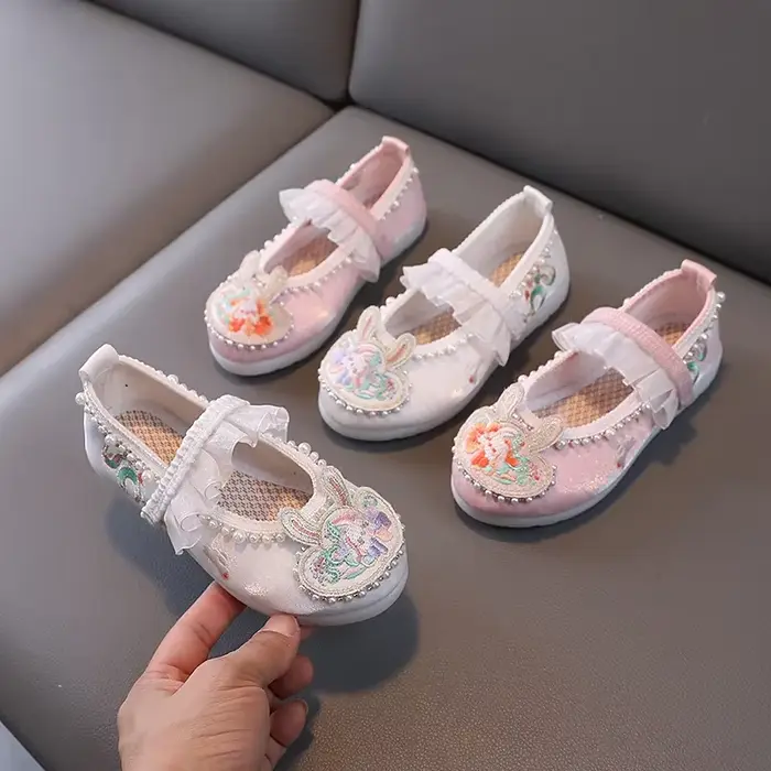 Chaussures Hanfu pour enfants printemps automne nouvelles filles mode princesse