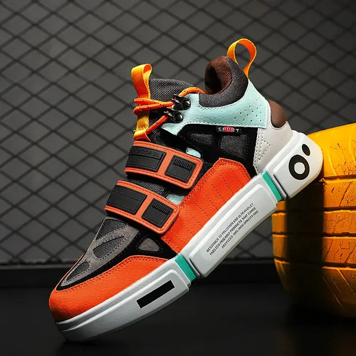 Chaussures pour hommes baskets d'extérieur unisexe mode à lacets chaussures vulcanisées chaussures d