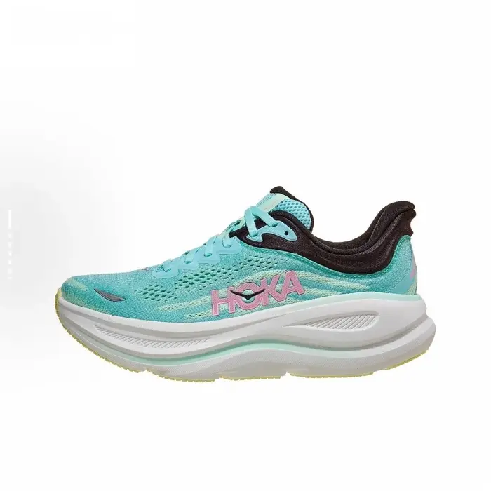 HOKA Original Bondi 9 Chaussures de course légères pour hommes et femmes, amorti élastique, baskets de course sur route, baskets respirantes pour activités de plein air
