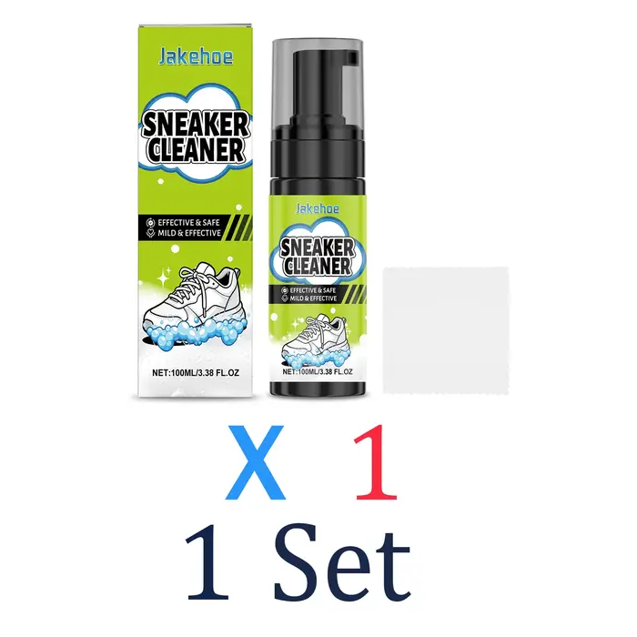 Nettoyant pour chaussures blanches Kit de nettoyage de baskets Nettoyant en mousse Blanchisseur de c
