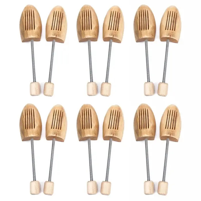 2/4 pièces Embauchoirs en bois réglables à ressort