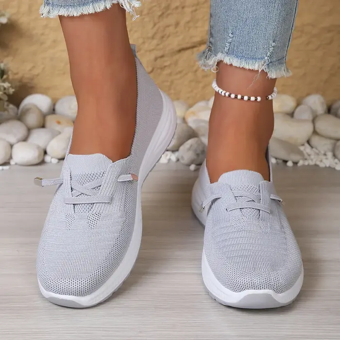 Chaussures décontractées pour femmes, à enfiler, printemps-été, respirantes, légères, confortables, 