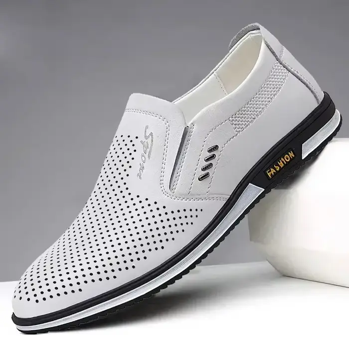 Chaussures en cuir pour hommes, mocassins de styliste de haute qualité, chaussures de conduite pour 