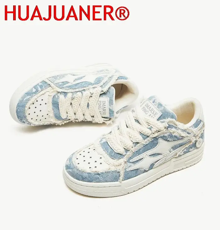 HUAJUANER – chaussures de Tennis rétro pour hommes et femmes