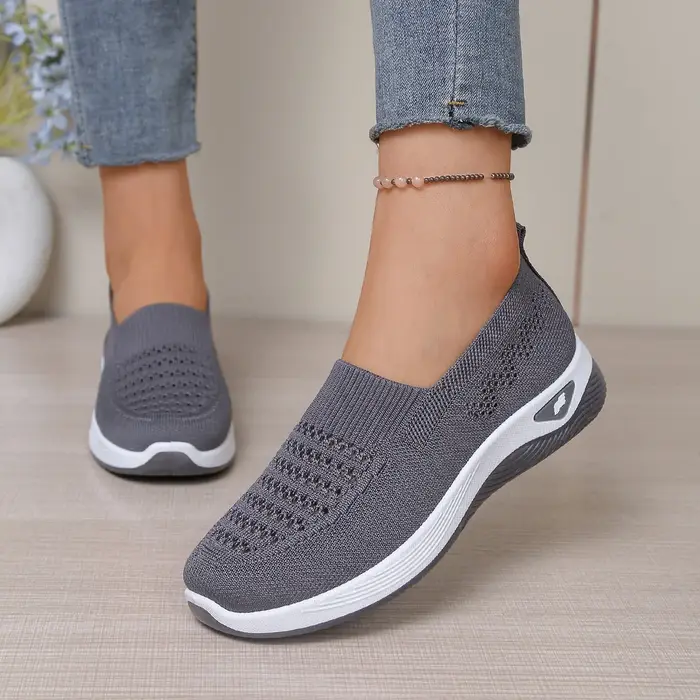 Chaussures pour femmes 2026 – Baskets décontractées confortables à semelle souple en maille respirante pour le travail