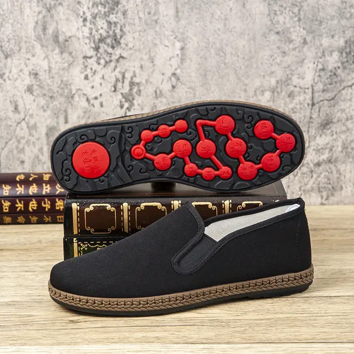 Mocassins Confortables et Légers pour Hommes – Chaussures Décontractées Polyvalentes en Tissu Souple à Semelle