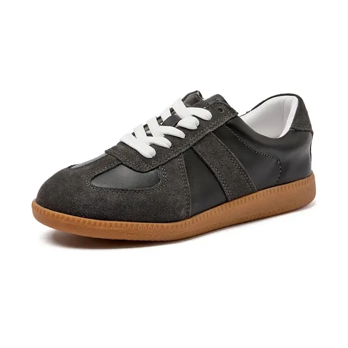 DIMANYU Baskets Femme Printemps 2026 Nouveauté Cuir Véritable Antidérapantes Bout Rond Chaussures Fe