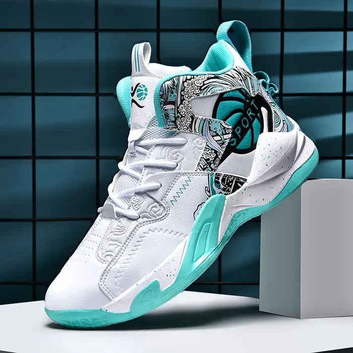 Chaussures de basket-ball pour hommes et femmes, respirantes, légères, de haute qualité, pour athlètes, course en plein air, sport, baskets d'entraînement unisexes
