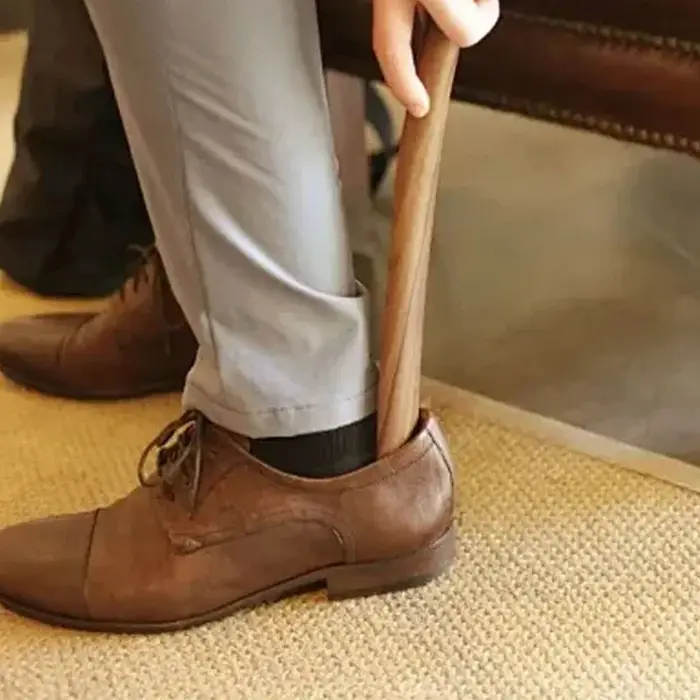 Nouveau cornes à chaussures avancées en bois massif 15-31cm