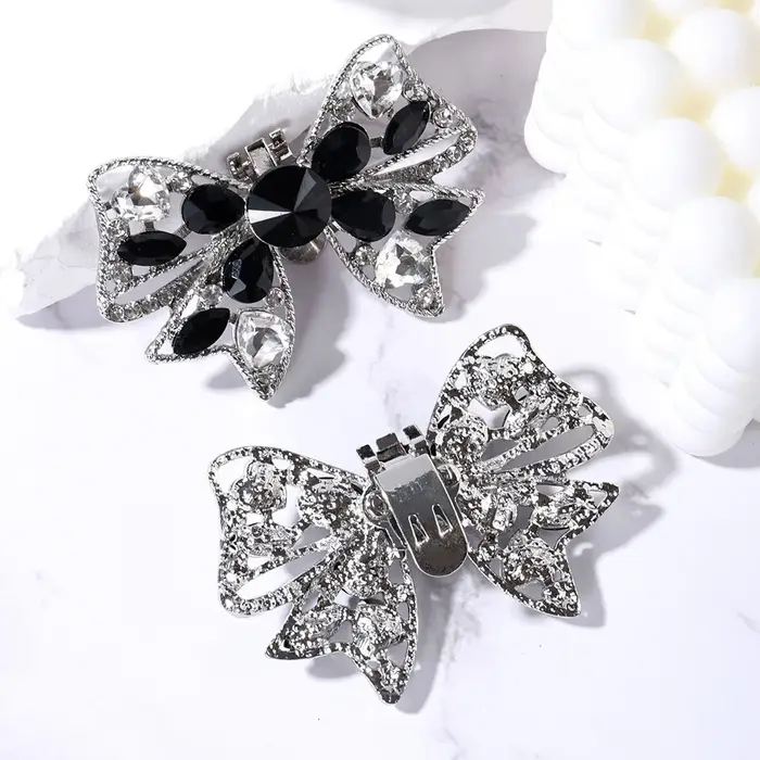 2 Pièces Boucles de Chaussures en Strass pour Mariage
