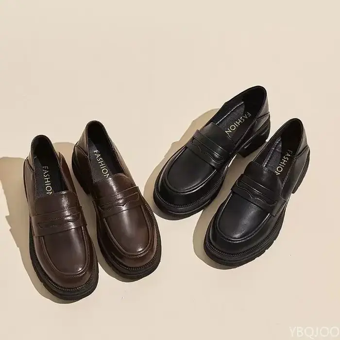 Chaussures en cuir décontractées pour femmes