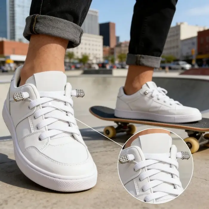 Lacets élastiques sans nœuds pour baskets de sport