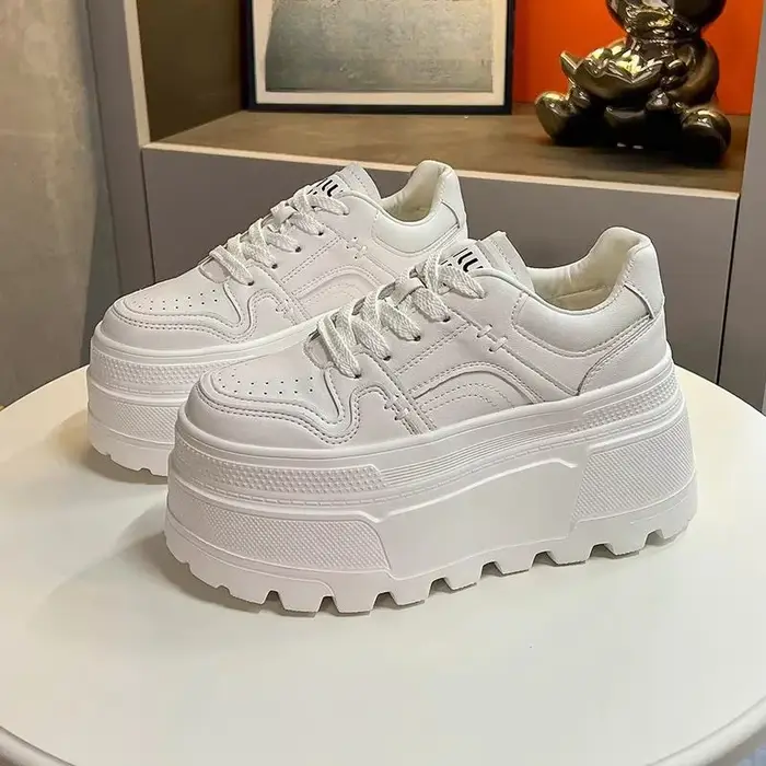Plate-forme femmes chaussures antidérapantes femmes chaussures de course concepteur chaussures vulca