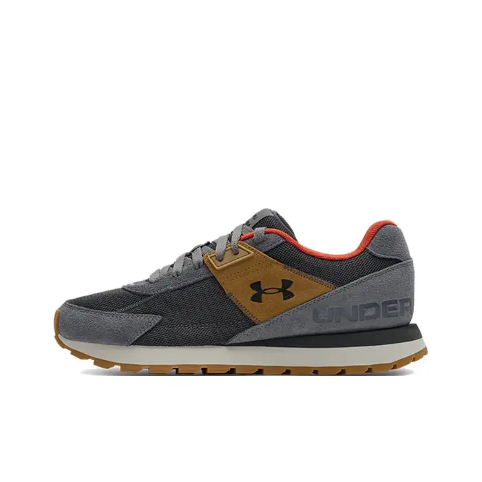 POIZON Under Armour Essential Chaussures de course décontractées basses pour hommes Gris foncé 60072