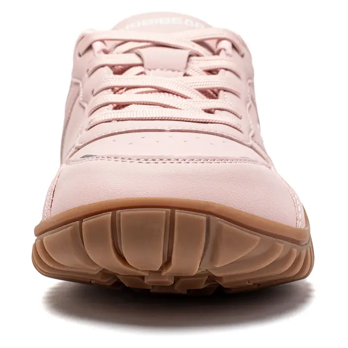 HOBIBEAR chaussures à bout large unisexe artificiel pieds nus baskets décontracté à lacets chaussure