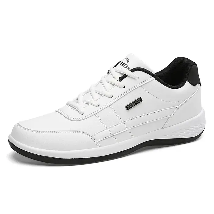 Cuir hommes chaussures baskets tendance chaussures décontractées italien respirant loisirs hommes ba