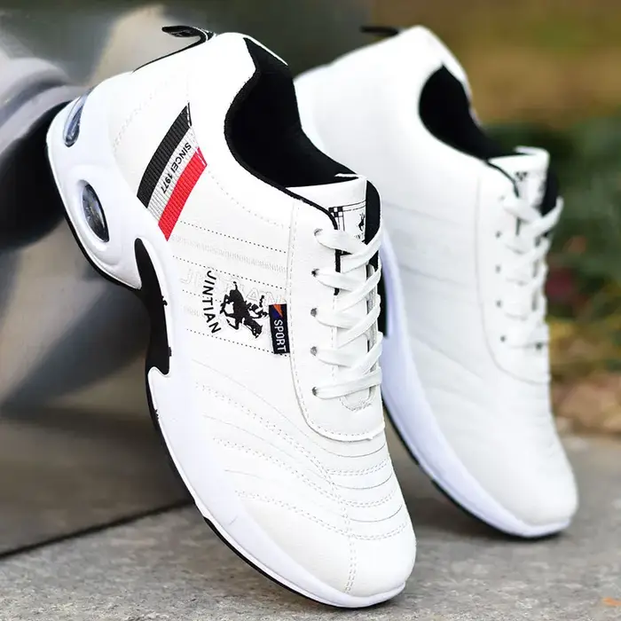 Baskets en cuir pour hommes chaussures polyvalentes décontractées