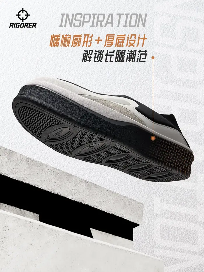 Sneakers à plateforme RIGORER | Mules Chunky pour Hommes Printemps 2026 | Chaussures de marche décontractées