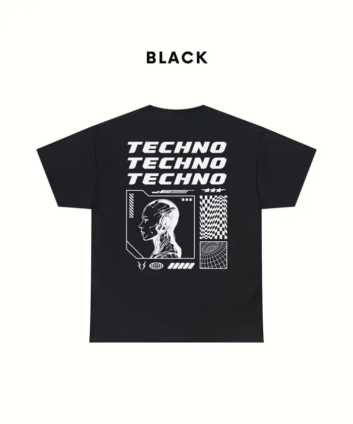 Chemise Techno musique T-shirt vêtements