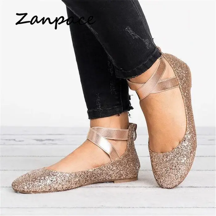 Ace Pace-Ballerines plates à lacets pour femme