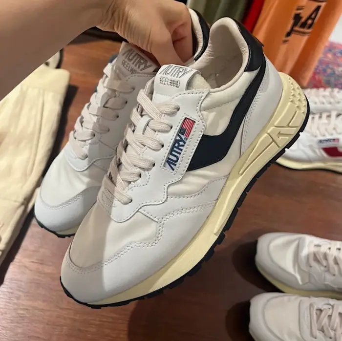 Nouvelles baskets KWUN AUTRY en cuir véritable, respirantes, à lacets, décontractées, pour hommes et femmes, chaussures de course rétro, chaussures de skate.