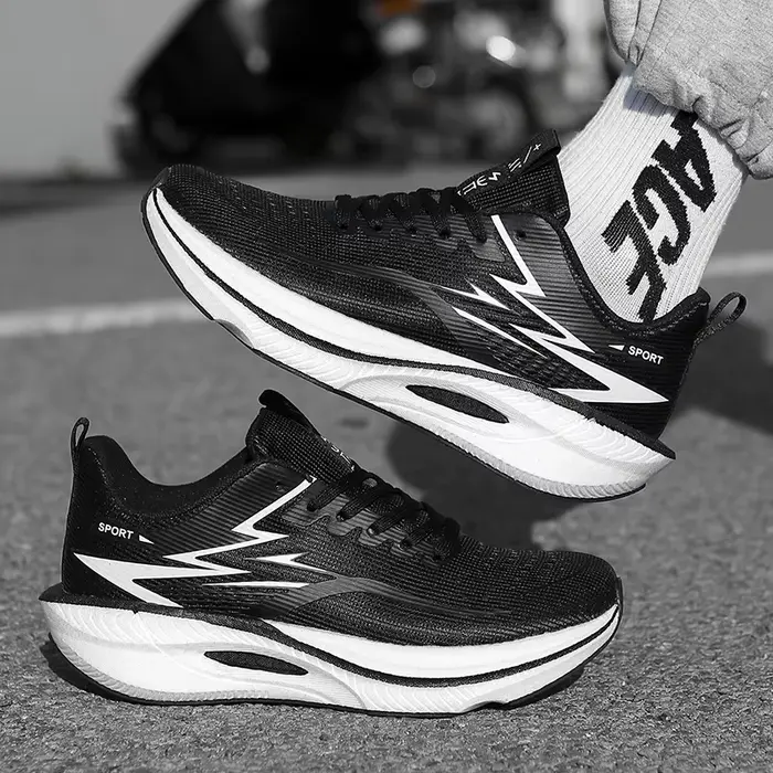 Chaussures de sport de haute qualité pour hommes, chaussures décontractées, baskets de course à plat