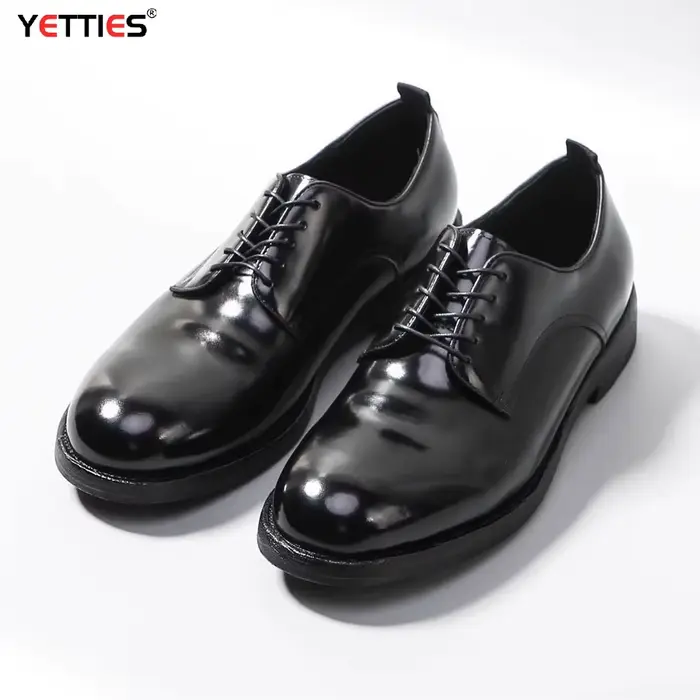 Chaussures Oxford de luxe en cuir de cheval pour hommes-chaussures habillées Goodyear Welt fabriquée