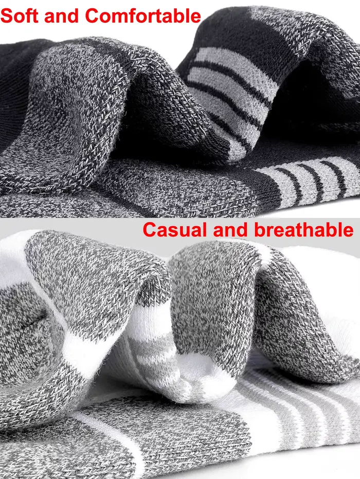 Lot de 3/6/12/24/30 paires de chaussettes basses pour hommes