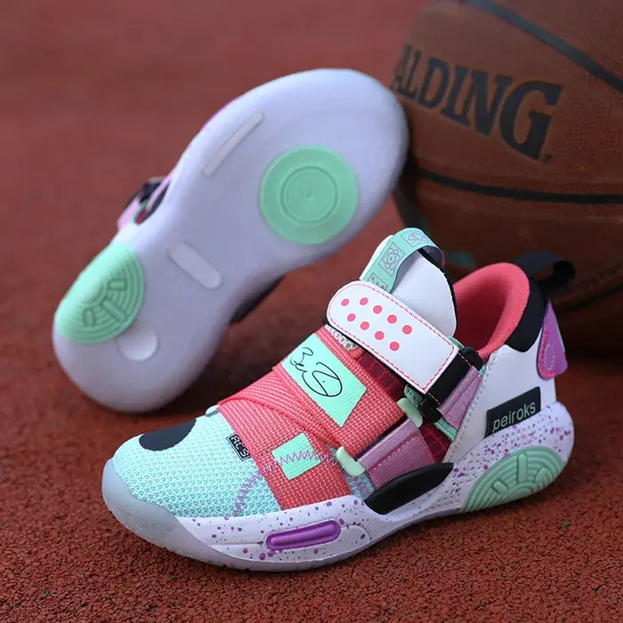 Chaussures de basket-ball légères pour enfants, chaussures de sport pour enfants, baskets d'extérieur pour garçons et filles, non ald, nouvelle marque