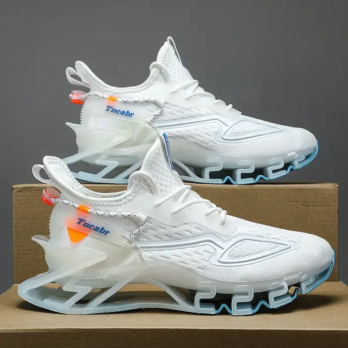 Chunky Sneaker grande taille 45 46 hommes lame semelle chaussures de course mode décontracté maille respirant hauteur