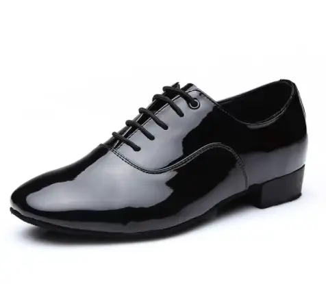 Chaussures de danse de salon latine pour hommes, chaussures d'intérieur modernes, chaussures de chan