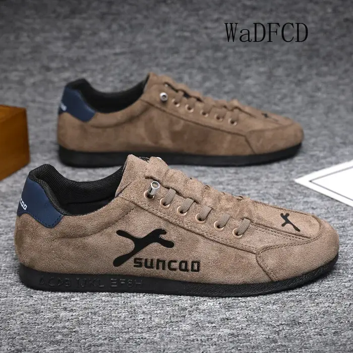 Sneaker décontracté hommes concepteur rétro chaussure de course mode microfibre cuir respirant plat conseil