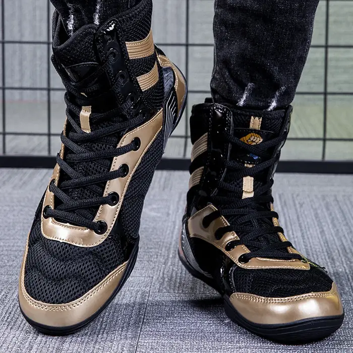 Chaussures de lutte antidérapantes