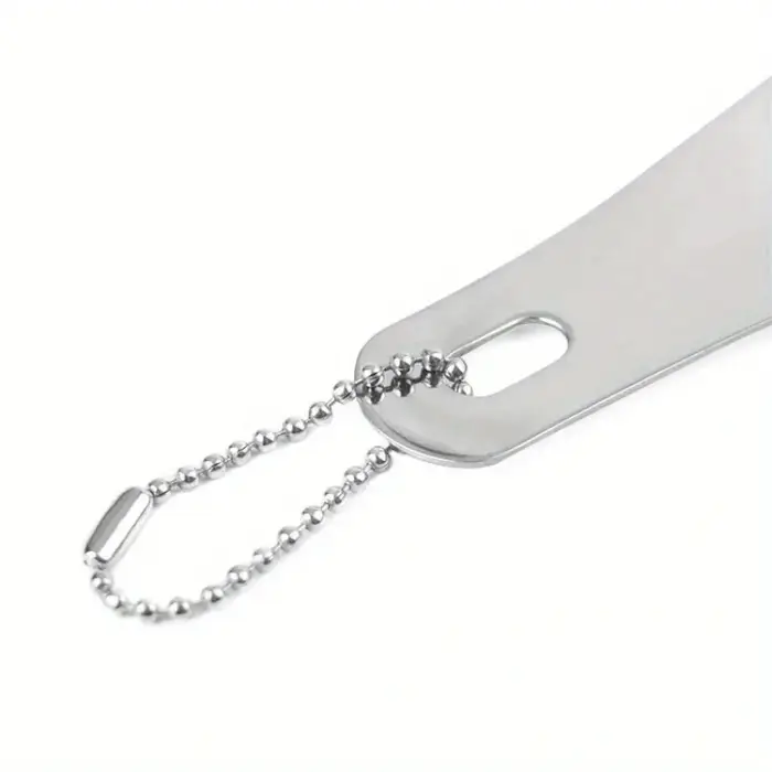 Chausse-pied métallique en acier inoxydable, chausse-pied portable, aide au port des chaussures, essentiel pour les voyages à la maison, 1 pièce
