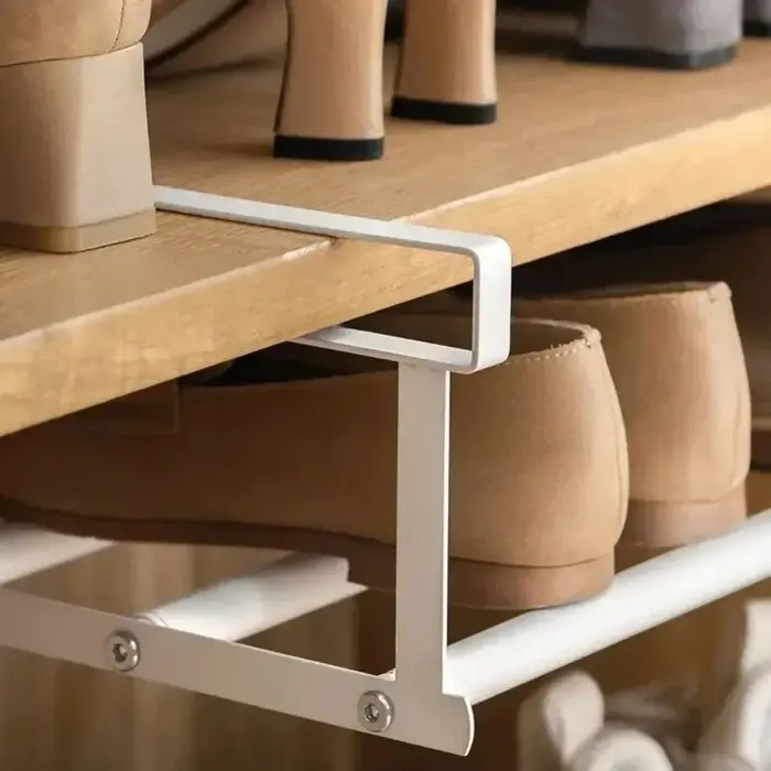 Étagère à chaussures réglable | Organisateur superposable pour économiser de l'espace dans les armoires