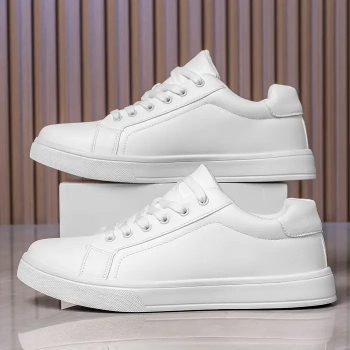 Cuir hommes chaussures baskets tendance chaussures décontractées respirant loisirs hommes baskets ch