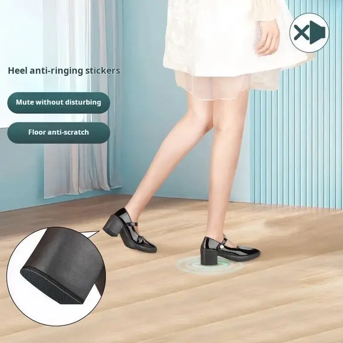 Ruban antidérapant pour semelle de chaussure DIY – Coussinets de talon ultra-adhésifs et durables découpés