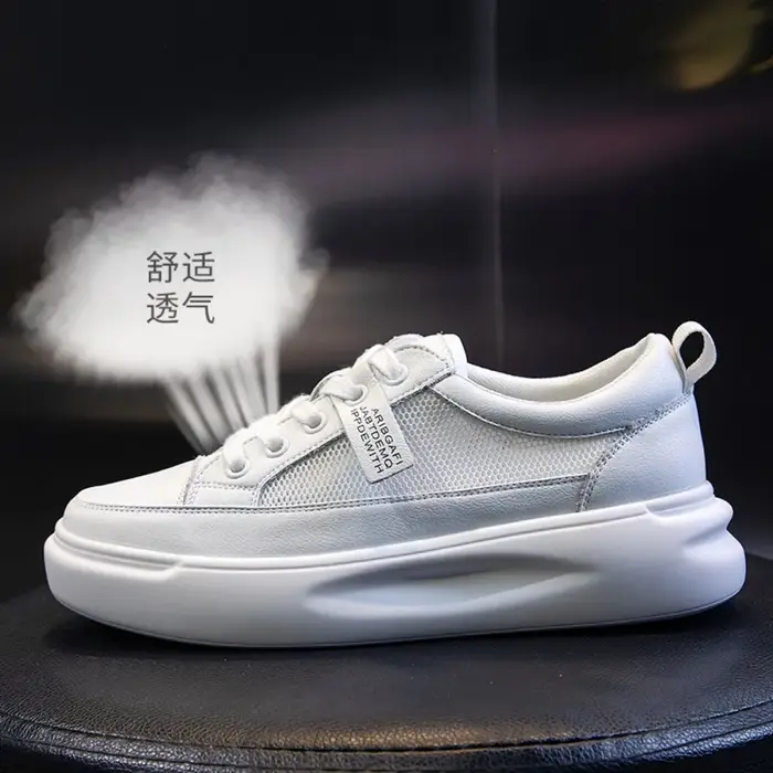 Baskets en cuir pour femme