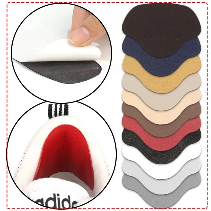 Semelles intérieures pour réparation du talon, 4 pièces, chaussures collantes, baskets doublées avec