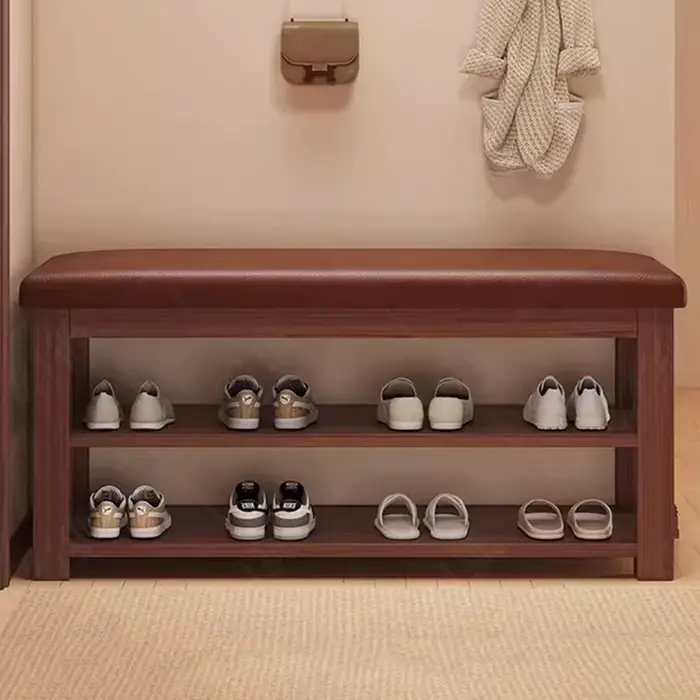 Organisateur de banc, meuble de rangement pour chaussures