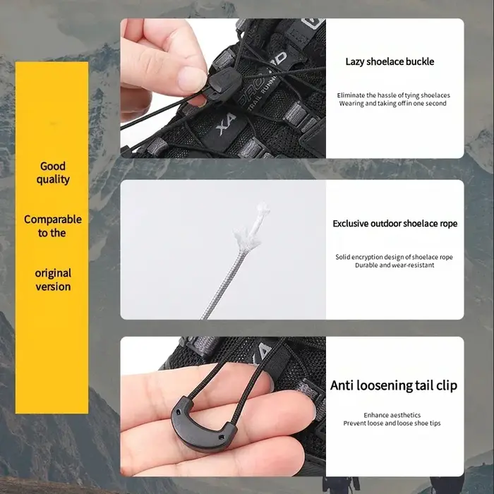 Kit de lacets rapides – Accessoire de remplacement pour chaussures