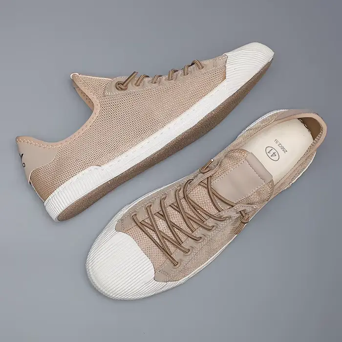Chaussures en toile à lacets pour hommes